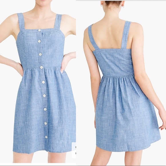 J. Crew Dresses & Skirts - NWT J crew Chambray button-front dress